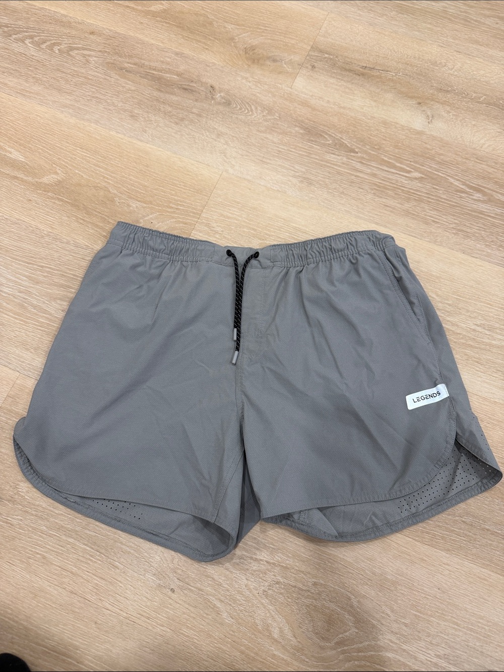 Men's Legends Luka Gray Athletic Shorts 5” with Liner